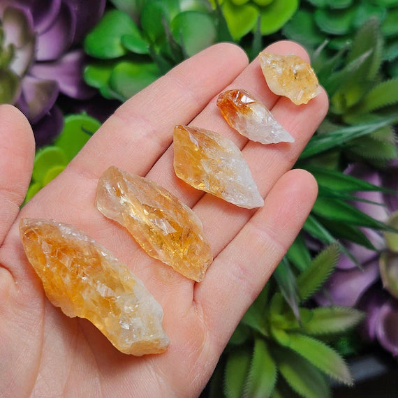 💛 Citrine – Pierre Roulée & Brute