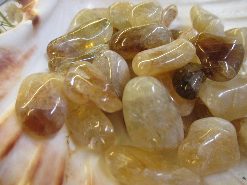 💛 Citrine – Pierre Roulée & Brute
